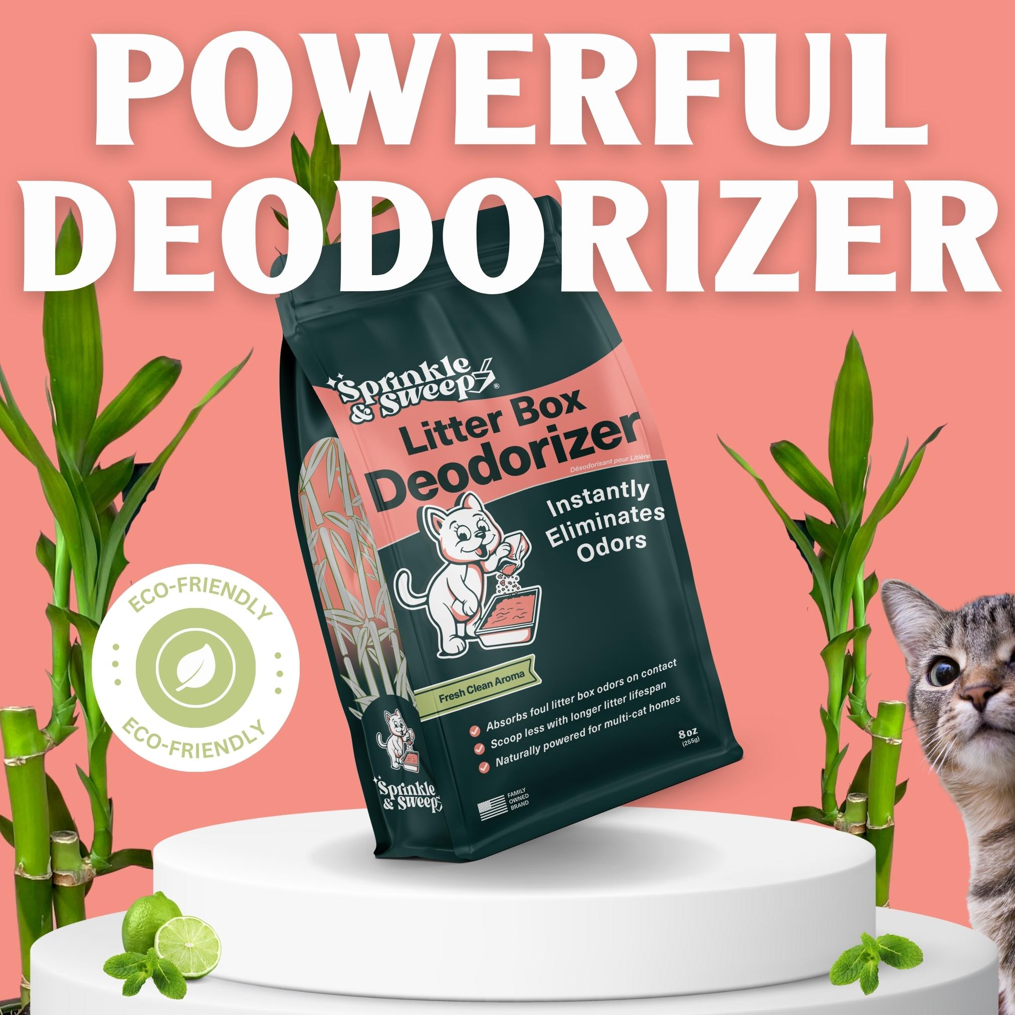 Cat Necessities Sprinkle Sweep Cat Litter Deodorizer 8oz Non